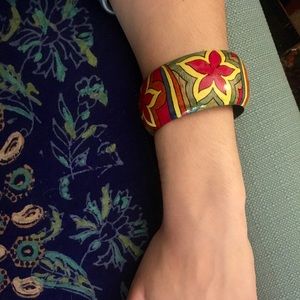 Retro Hand Painted Bangle